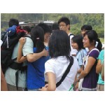 043-Josephians going home Hug hug .. bye bye.JPG